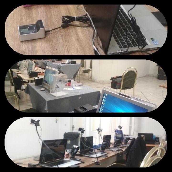 آماده سازی سالن اجتماعات برای انتخابات اتحادیه عکاسان وفیلمبرداران تهران 1398