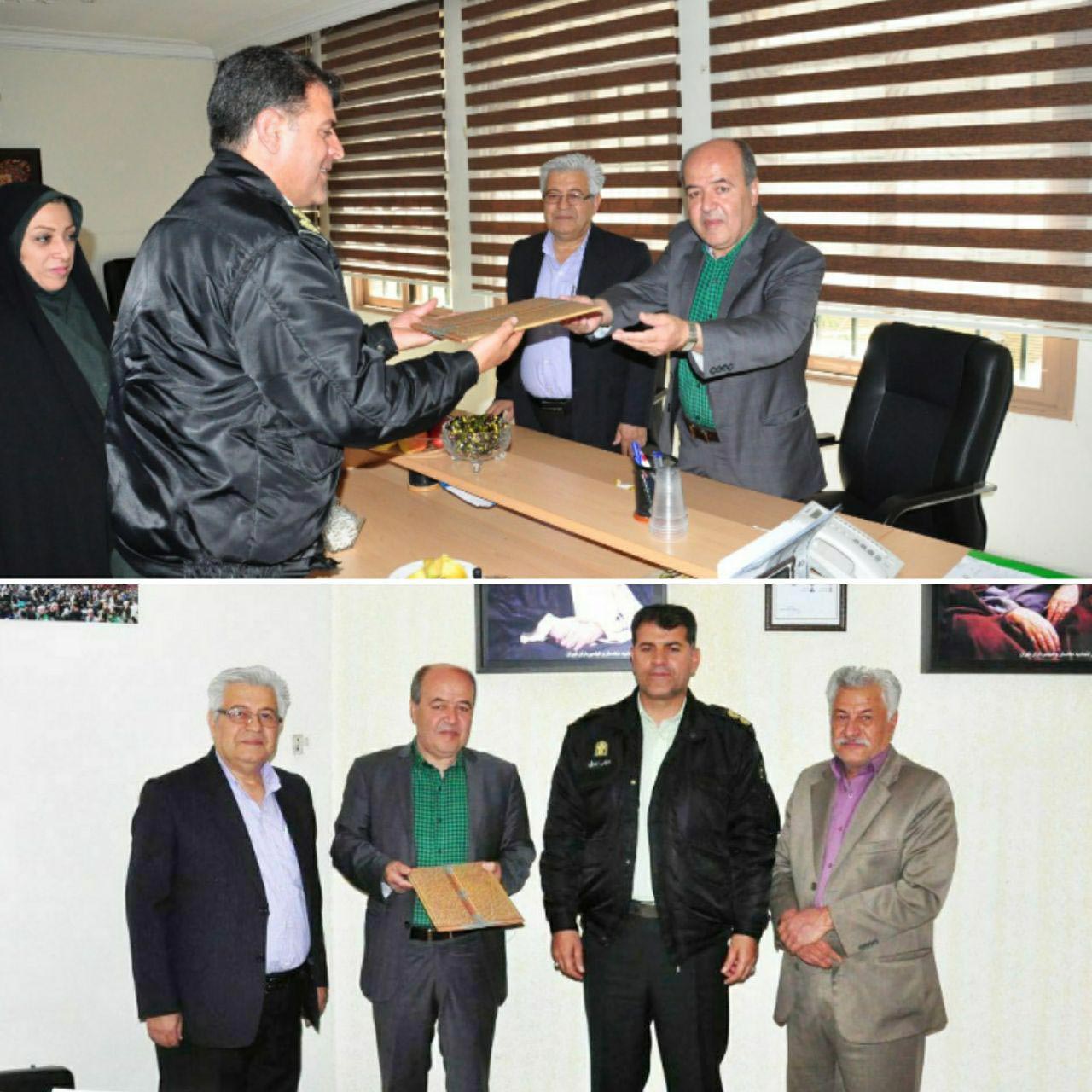 حضور رئیس کلانتری 148 انقلاب در اتحادیه عکاسان تهران