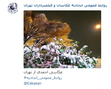 عکاسی احمدی جشنواره عکس زمستانی 1396 اتحادیه عکاسان و فیلمبرداران تهران